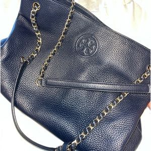 TORY BURCH NAVY TOTE